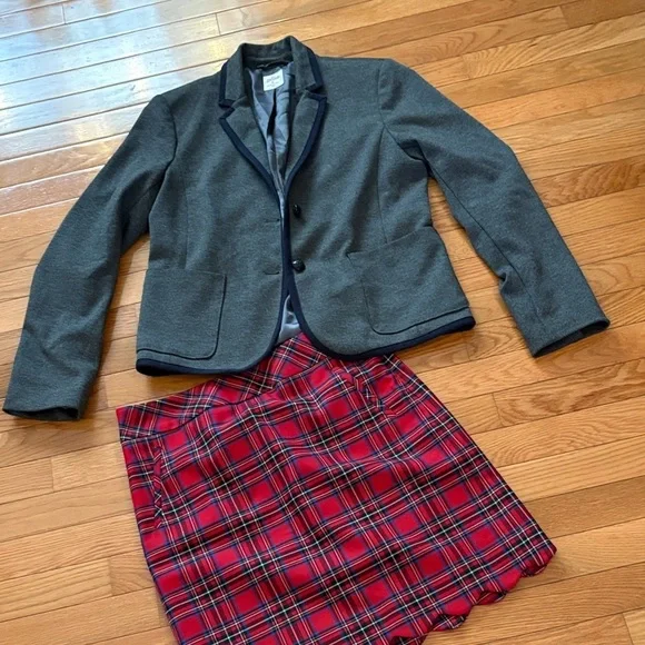 GAP Gray Blazer with Navy Trim - Picture 9 of 10